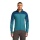 Icebreaker Fleecejacke Descender Merino Blend 300 RealFleece (Merinowolle, atmungsaktiv) blau/teal Herren